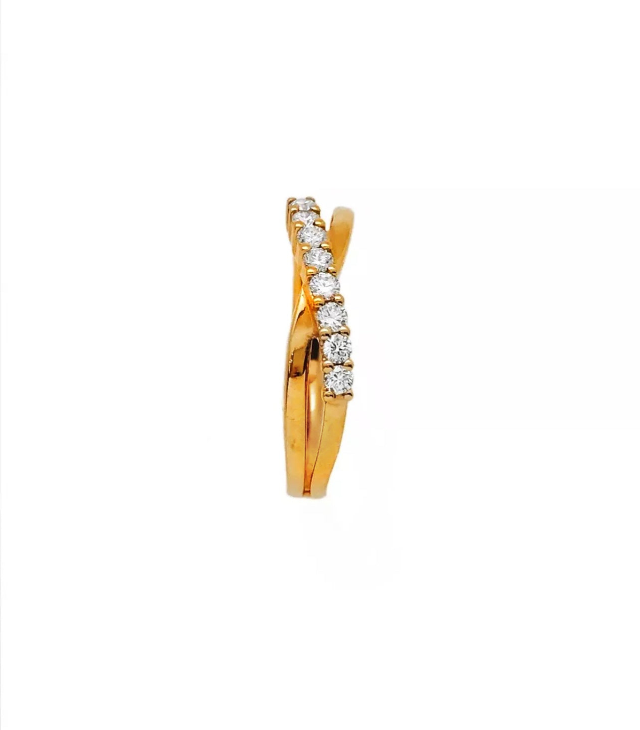 0.30 Total Carat Weight Diamonds 18K Rose Gold Ring